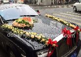 Car Dressed with Flowers 