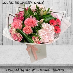 Pink Majestic Hand-tied Delivered in Our Local Areas 