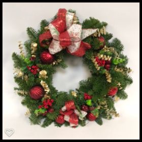 Christmas Candy Door Wreath Large 