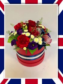 Buckingham Palace Hat Box Arrangement