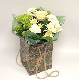 Botanical PETITE Lime Hand-tied STANDARD  From £26.00