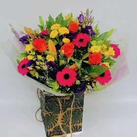Botanical Burst of Colour Hand-tied  From £45.00