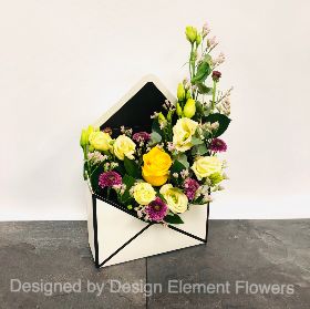 Yellow Precious Message Arrangement  From £25