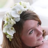 White Orchid & Rose Headband From £44.99