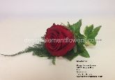 Gust Buttonhole made with Red Naomi Rose 