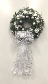 Silver Door Wreath