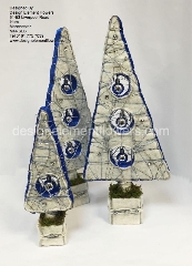 DESIGNER CHRISTMAS COLLECTION OF FELT TREES AND PANELS