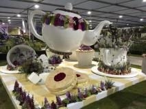 INTERFLORA STAND RHS CHELSEA FLOWER SHOW 2015 ALICE IN WONDERLAND