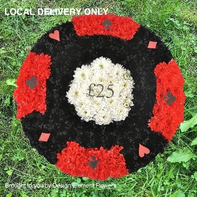 Poker Chip Funeral Tribute 