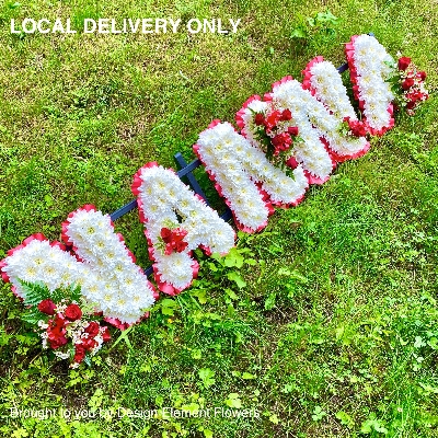 NANA Tribute Red and White ( Four Letters)