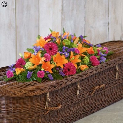 Vibrant Casket Spray