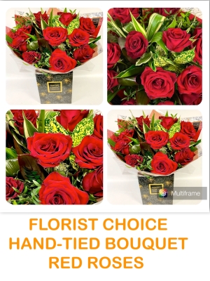 Florist Choice Red Roses Available in 6,12,18 & 24 Stems 