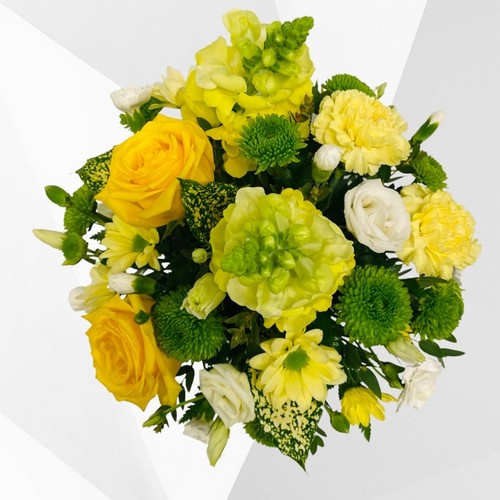 Exquisite Yellow & White Arrangement