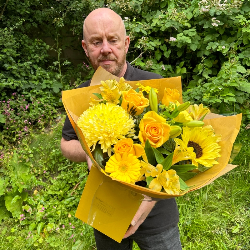 LOCAL Autumn Golden Sunrise Hand tied Bouquet