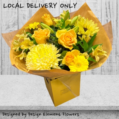 LOCAL Autumn Golden Sunrise Hand tied Bouquet