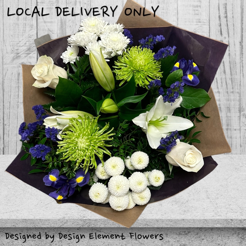 LOCAL Autumn Purple Dawn Hand-tied Bouquet 