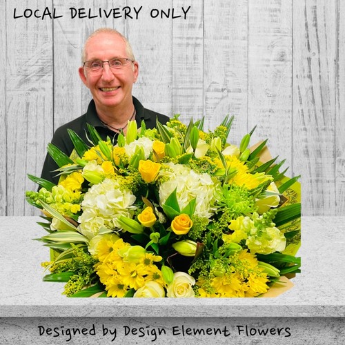 LOCAL Yellow Extravaganza Hand-tied Bouquet