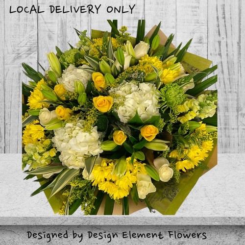 LOCAL Yellow Extravaganza Hand-tied Bouquet