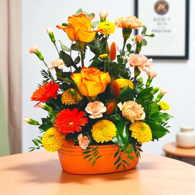 LOCAL Autumn Front Facing Arrangement  