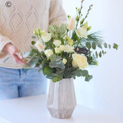 Interflora Trendy Winter Vase with Flowers 