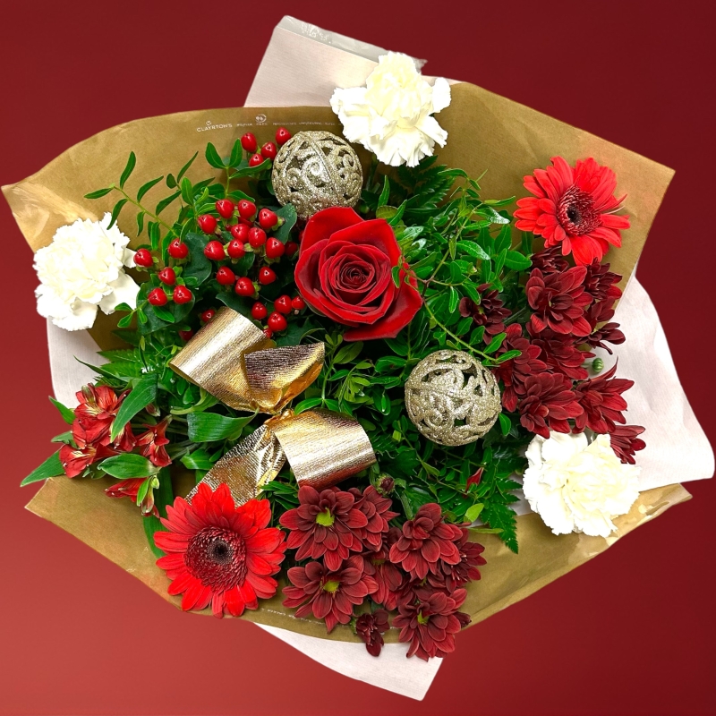 Christmas Golden Hand-tied Bouquet 