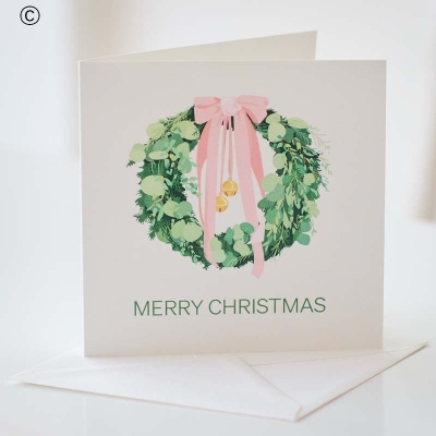 Interflora Merry Christmas Card