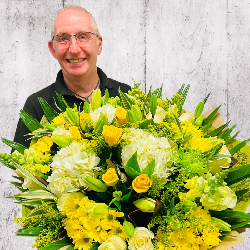 LOCAL Yellow Extravaganza Hand-tied Bouquet