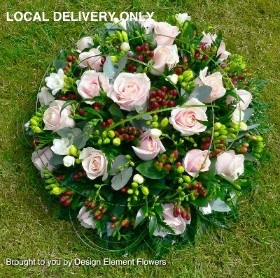 Luxury Sweet Avalanche and White Freesia Funeral Posy LOCAL