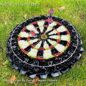 Dartboard Funeral Tribute