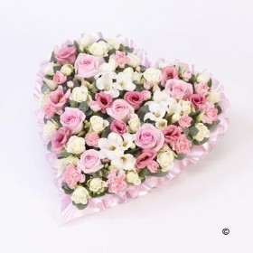 Pastel Heart Pink & White