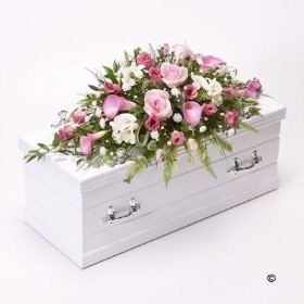 Childrens Casket Spray Pink