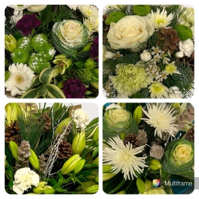 PETITE White & Greens Florist Choice Bouquet