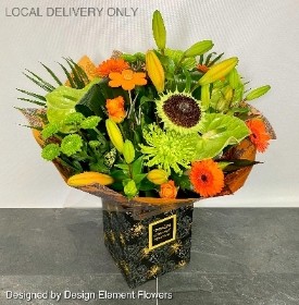 Carnival Lime & Orange  Hand-tied 
