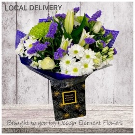 Purple Skies Hand-tied Bouquet 