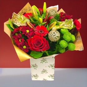 LOCAL Christmas Mistletoe Hand tied