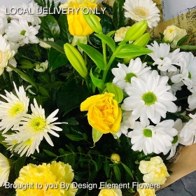 LOCAL Spring Fresh White & Yellow hand-tied
