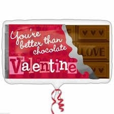 You're Better Than Chocolate Valentines Day Foil