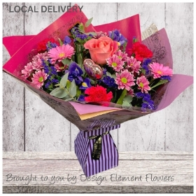 LOCAL Pink & Lavender Shades Hand-tied  