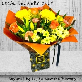 LOCAL Tropical Sunrise Yellow & Orange Hand-tied