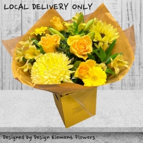 LOCAL Autumn Golden Sunrise Hand tied Bouquet