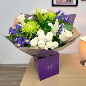 LOCAL Autumn Purple Dawn Hand-tied Bouquet 
