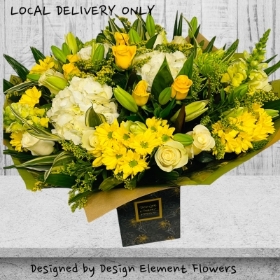 LOCAL Yellow Extravaganza Hand-tied Bouquet