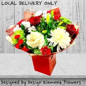 LOCAL Strawberry Fields Red Hand-tied Bouquet 