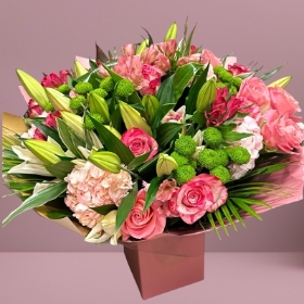 LOCAL Luxurious Romantic Pink Hand-tied 