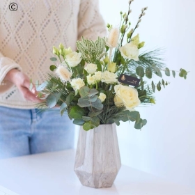 Interflora Trendy Winter Vase with Flowers 