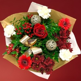 Christmas Golden Hand-tied Bouquet 