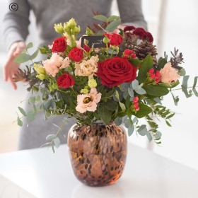 Interflora Classic Christmas Vase 