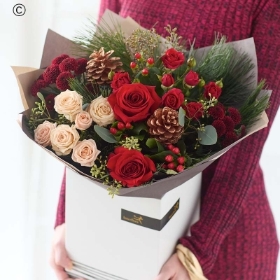 Interflora Yuletide Magic Handtied Bouquet 