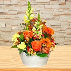 LOCAL Autumn Ivory Box Arrangement 