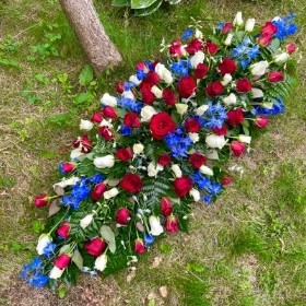 LOCAL Blue , Red & White Coffin Spray 